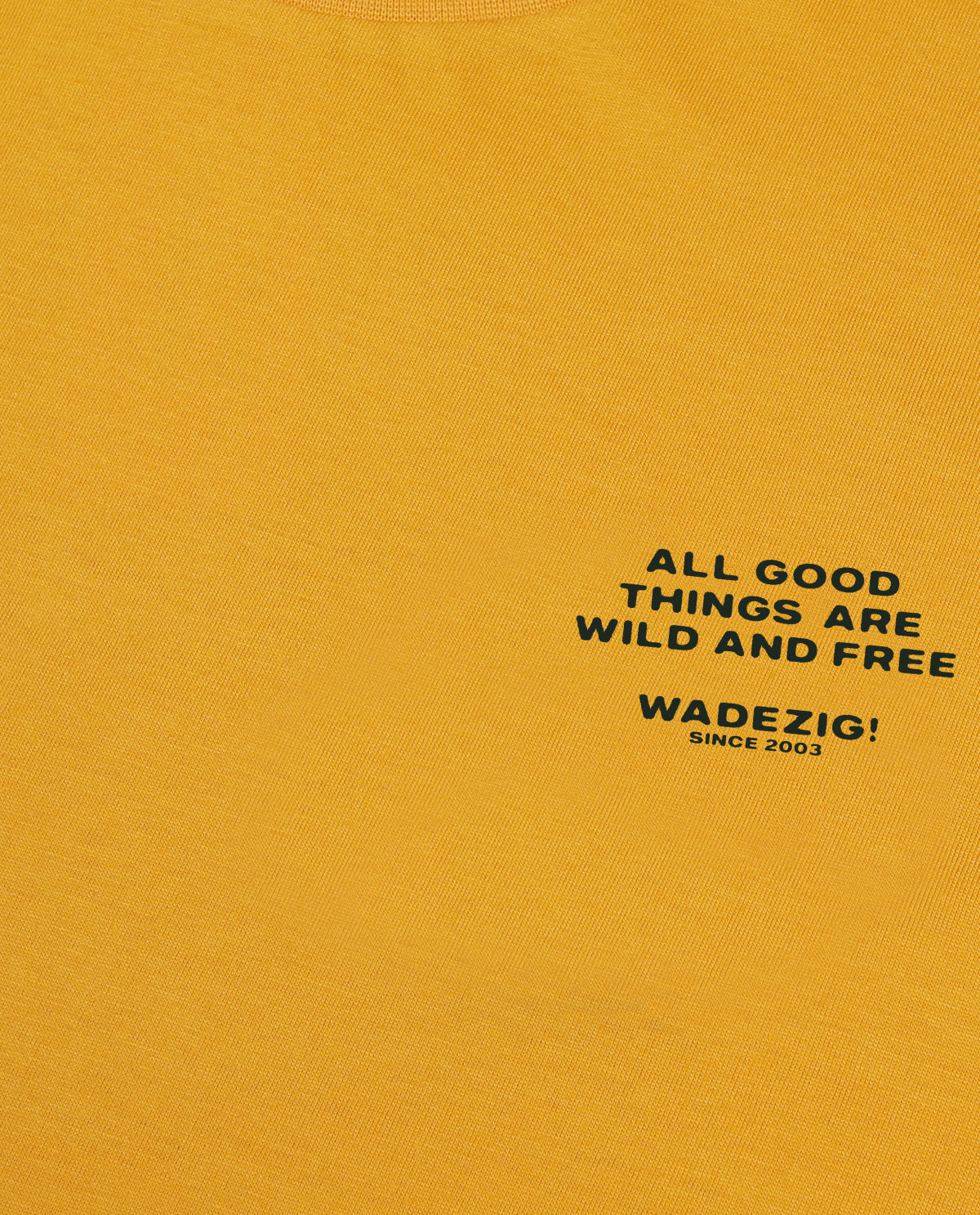 Wadezig! T-Shirt - Free Yellow