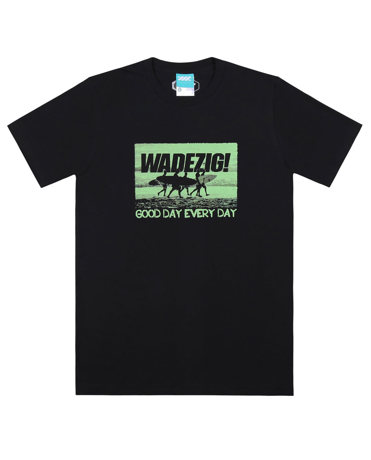 WADEZIG! T-SHIRT - SURF BLACK TEES