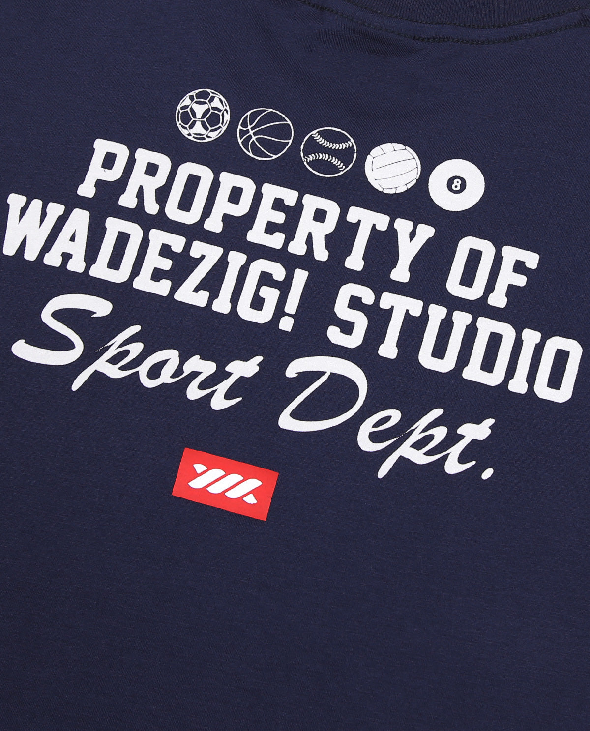WADEZIG! T-SHIRT - PROPERTY NAVY