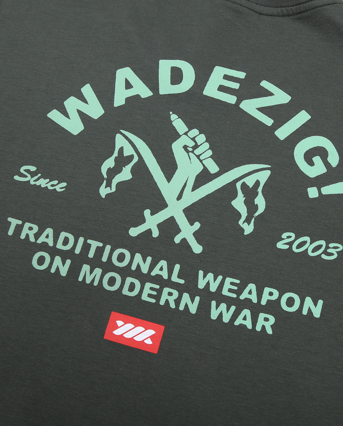 WADEZIG! T-SHIRT - WEAPON GREEN