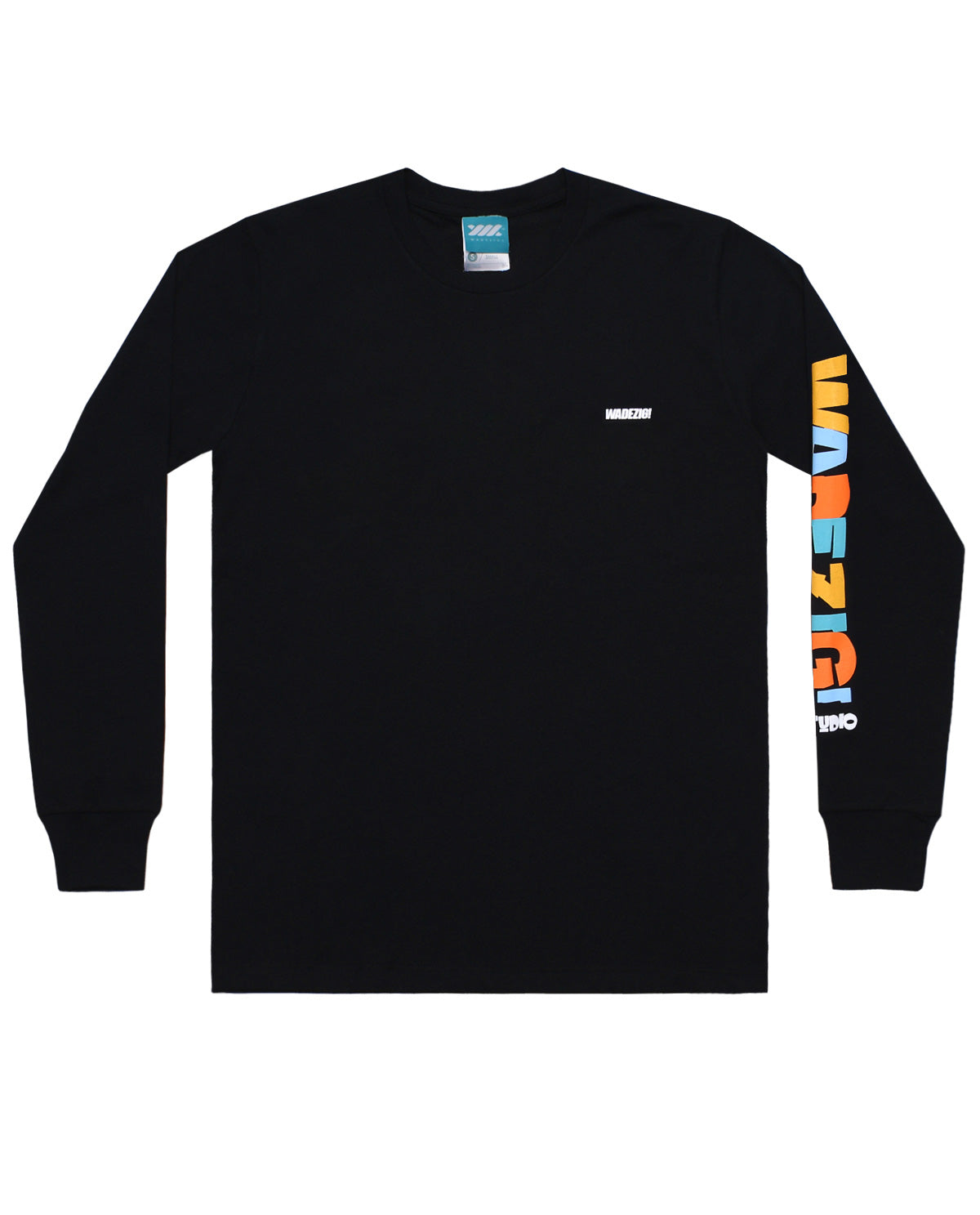 WADEZIG! T-SHIRT - NEVER QUIT LS BLACK