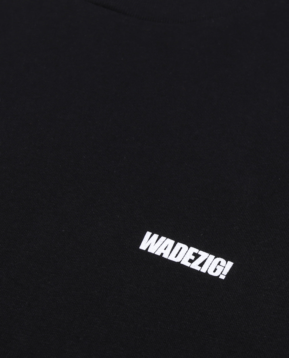 WADEZIG! T-SHIRT - NEVER QUIT LS BLACK