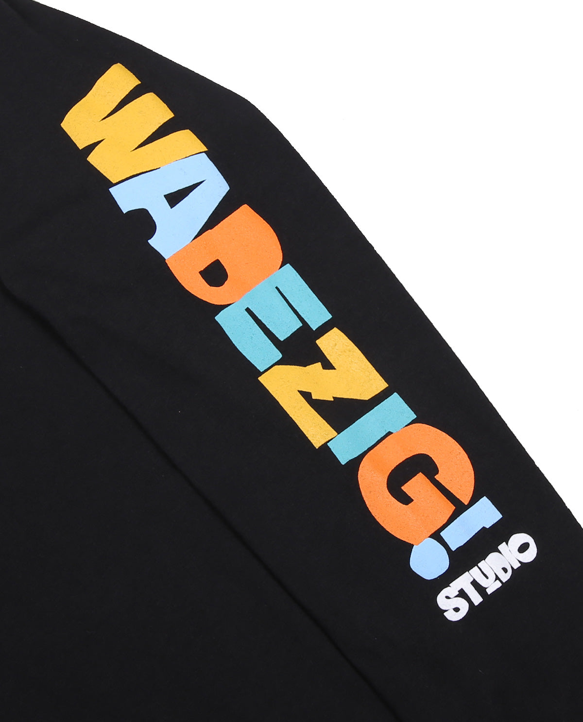 WADEZIG! T-SHIRT - NEVER QUIT LS BLACK
