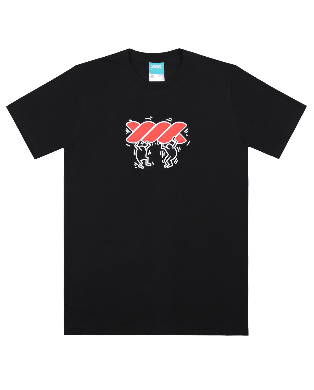 WADEZIG! T-SHIRT - KEITH TWISTY BLACK