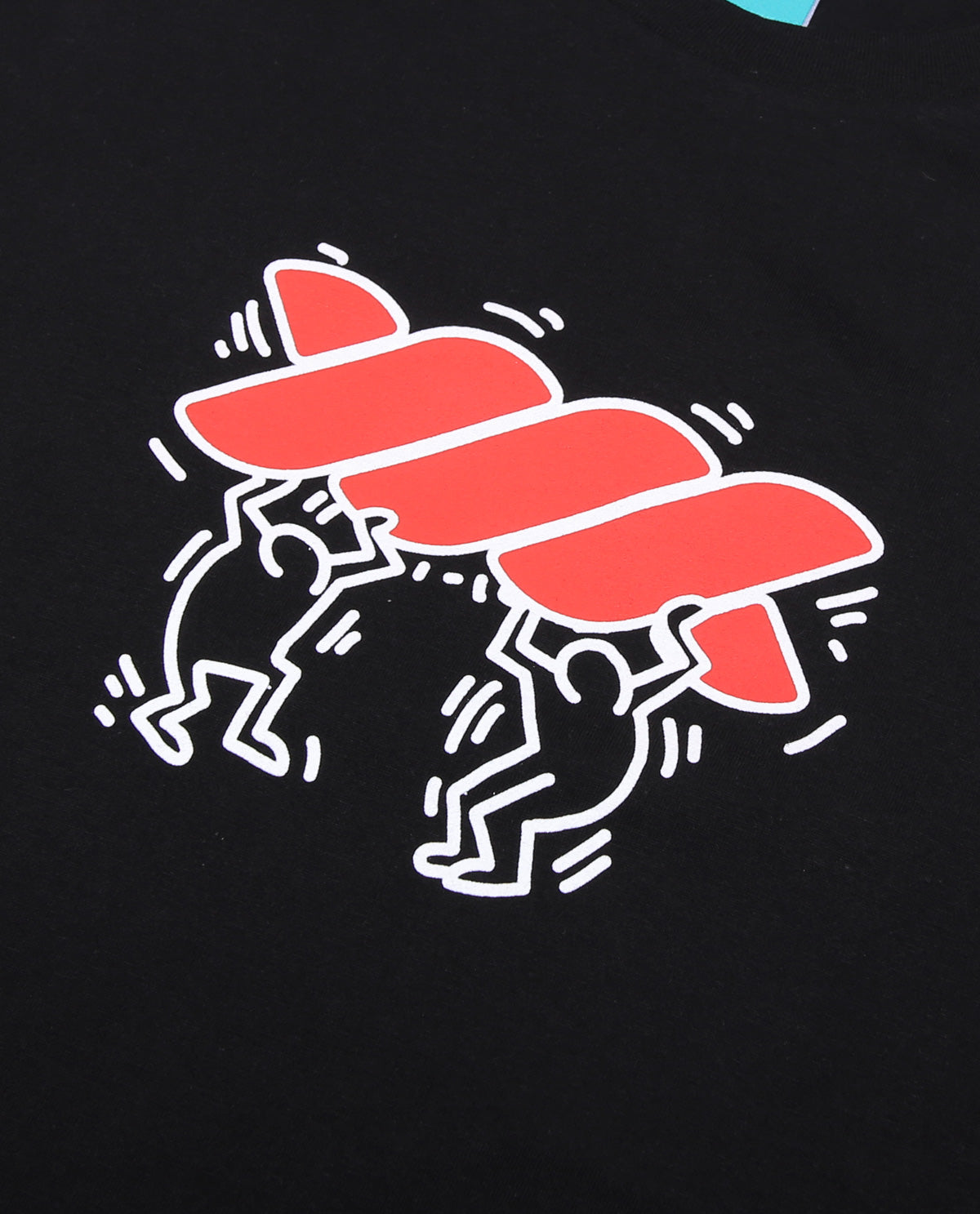 WADEZIG! T-SHIRT - KEITH TWISTY BLACK