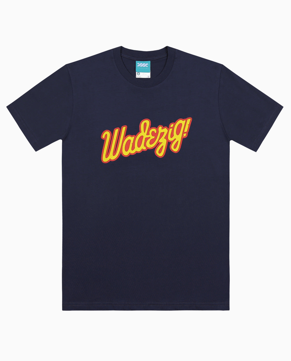 WADEZIG! T-SHIRT - SCRIPTO NAVY