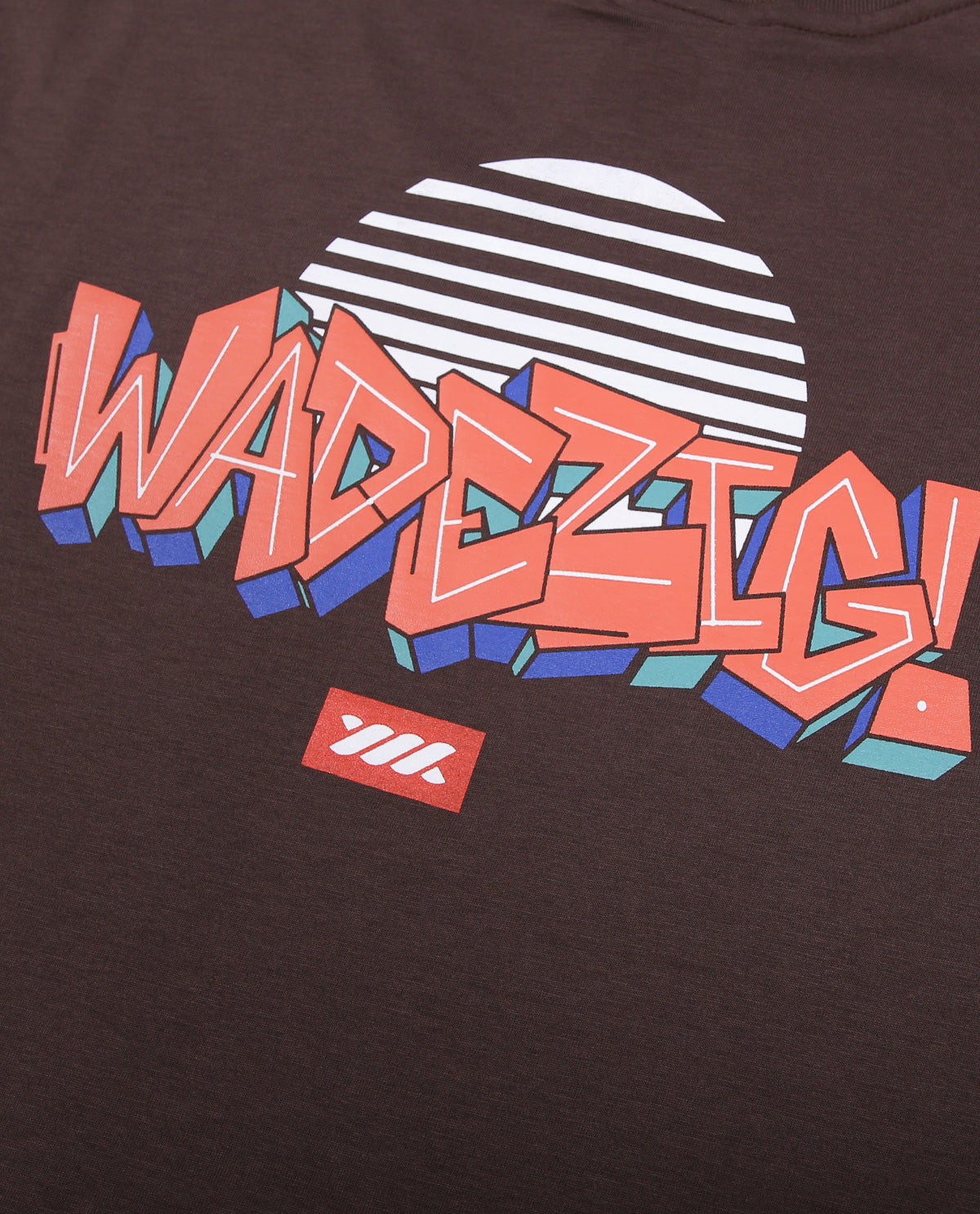 Wadezig! T-Shirt - Graffiti Brown