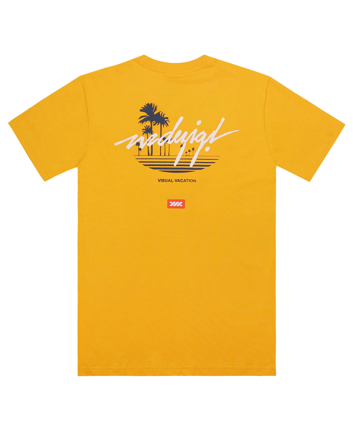 WADEZIG! T-SHIRT - VISUAL VACATION YELLOW