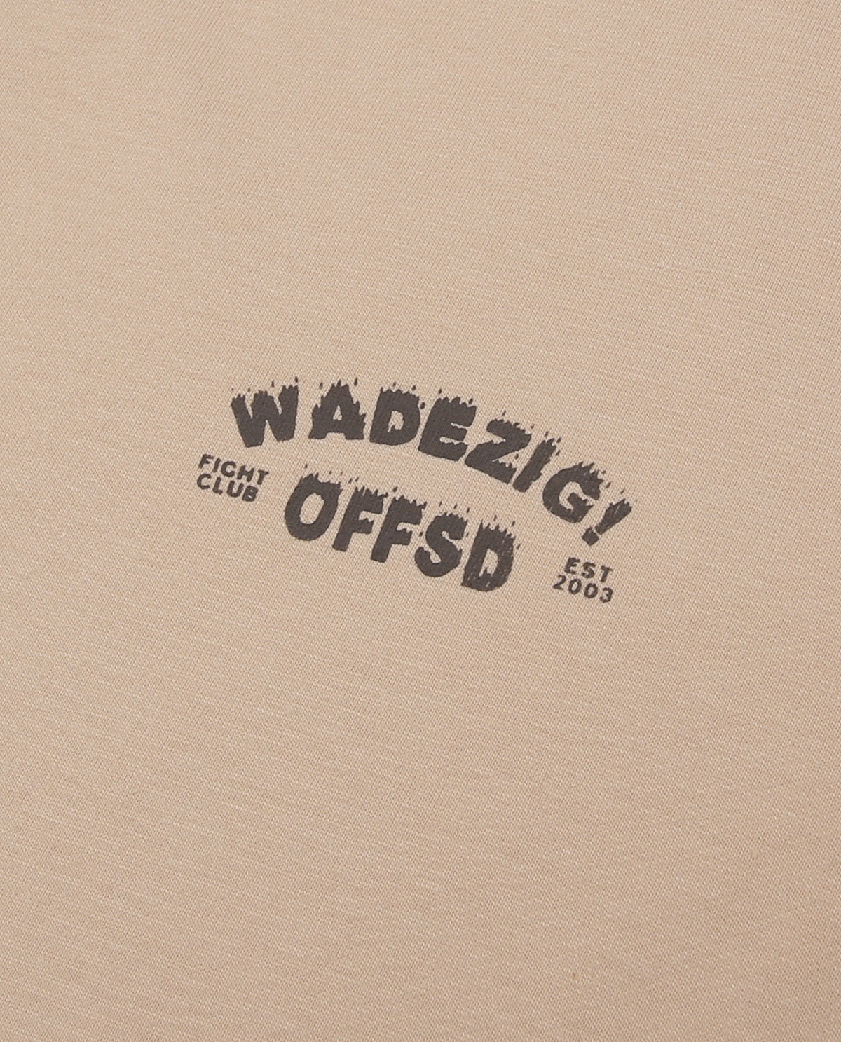 Wadezig! T-Shirt - Training Beige