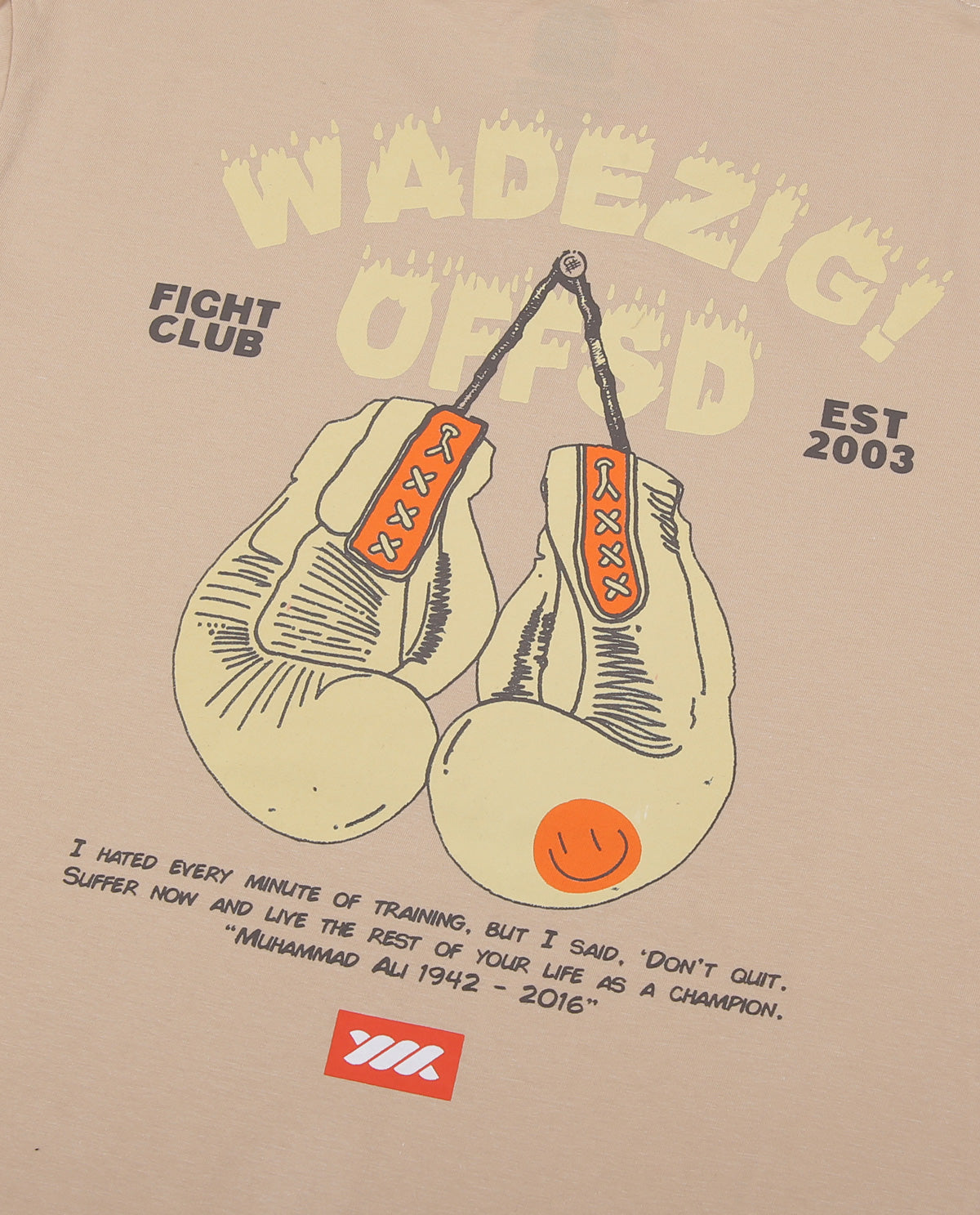 Wadezig! T-Shirt - Training Beige