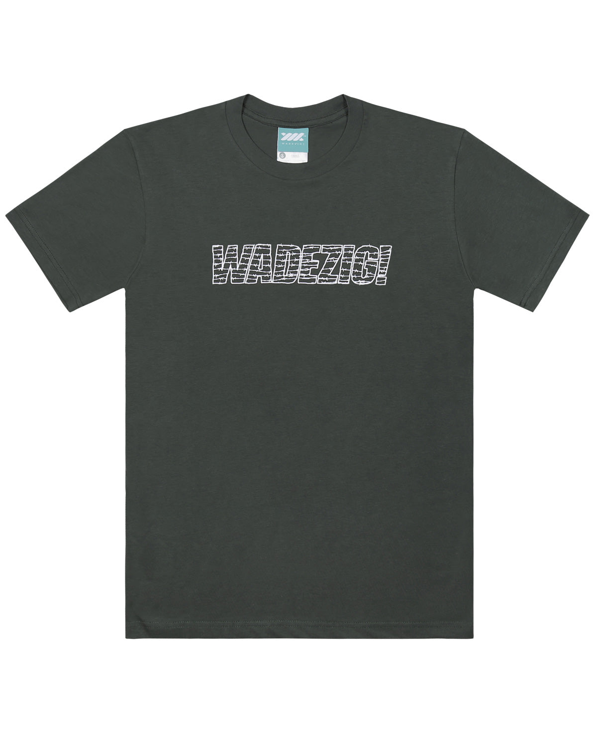 WADEZIG! T-SHIRT - BARBED GREEN