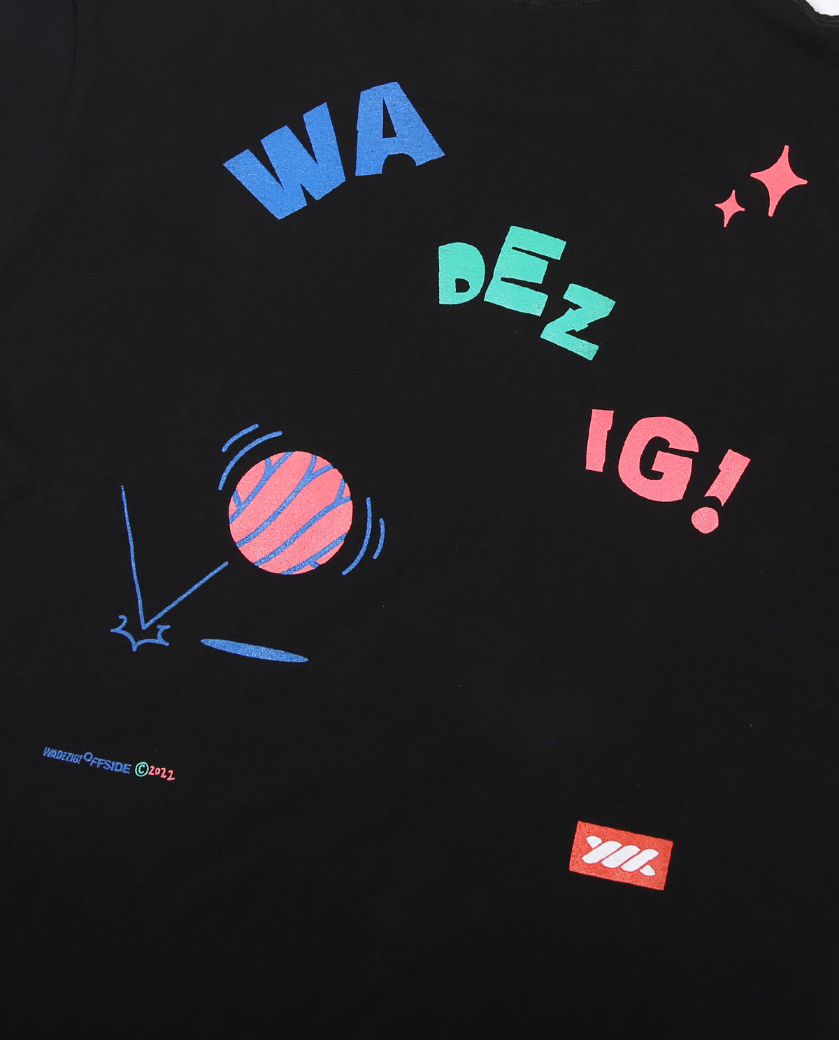 Wadezig! T-Shirt - Play! Black