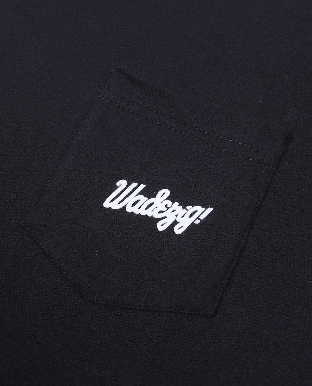 WADEZIG! T-SHIRT - POCKY BLACK