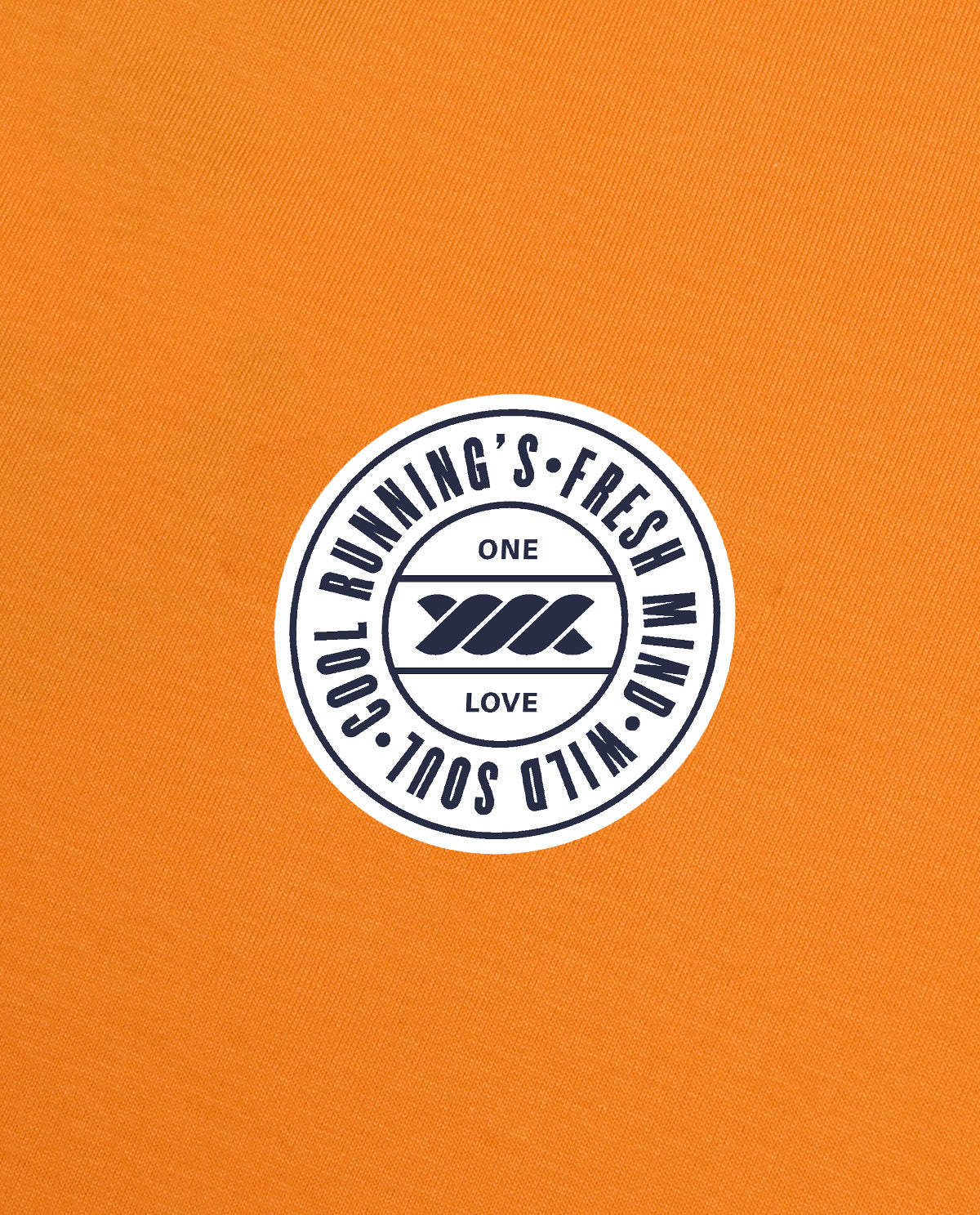 WADEZIG! T-SHIRT - ONE LOVE BRIGHT ORANGE