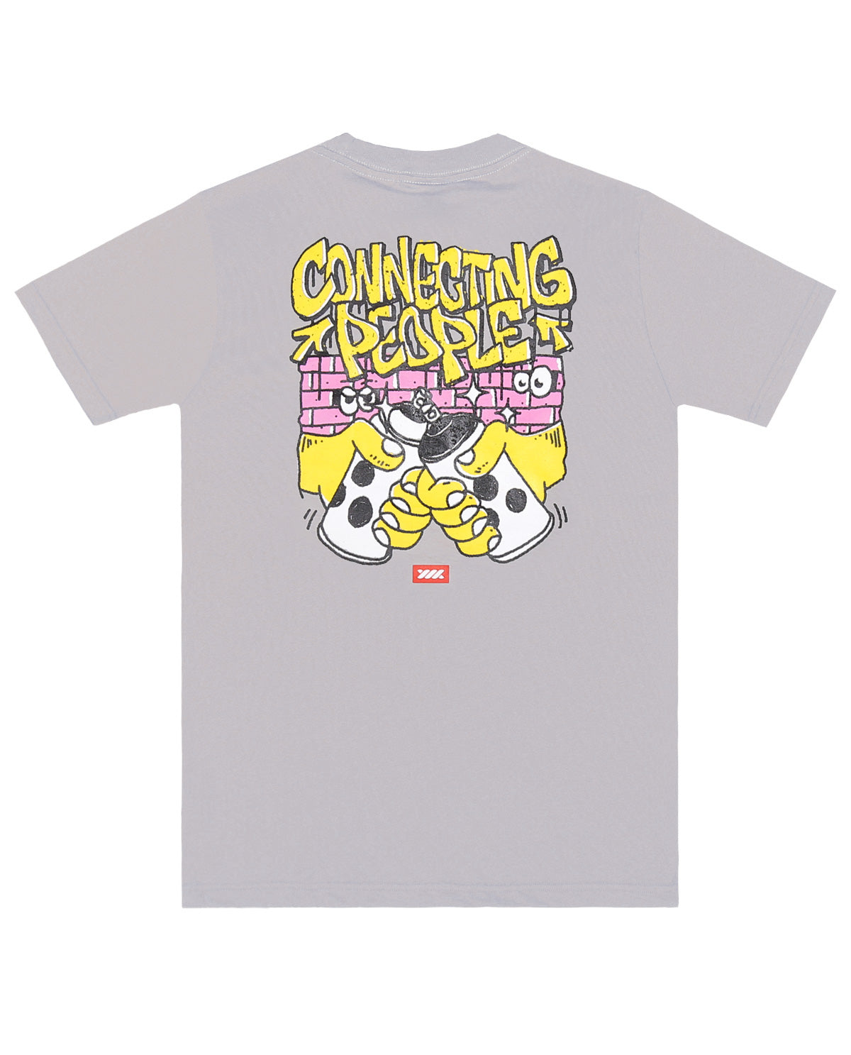 WADEZIG! T-SHIRT - CONNECTING LIGHT GREY