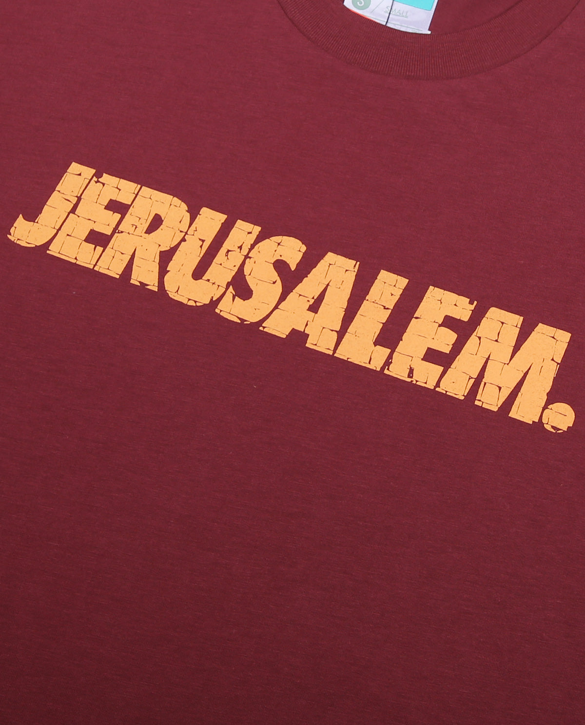 WADEZIG! T-SHIRT - JERUSALEM BRICK MAROON