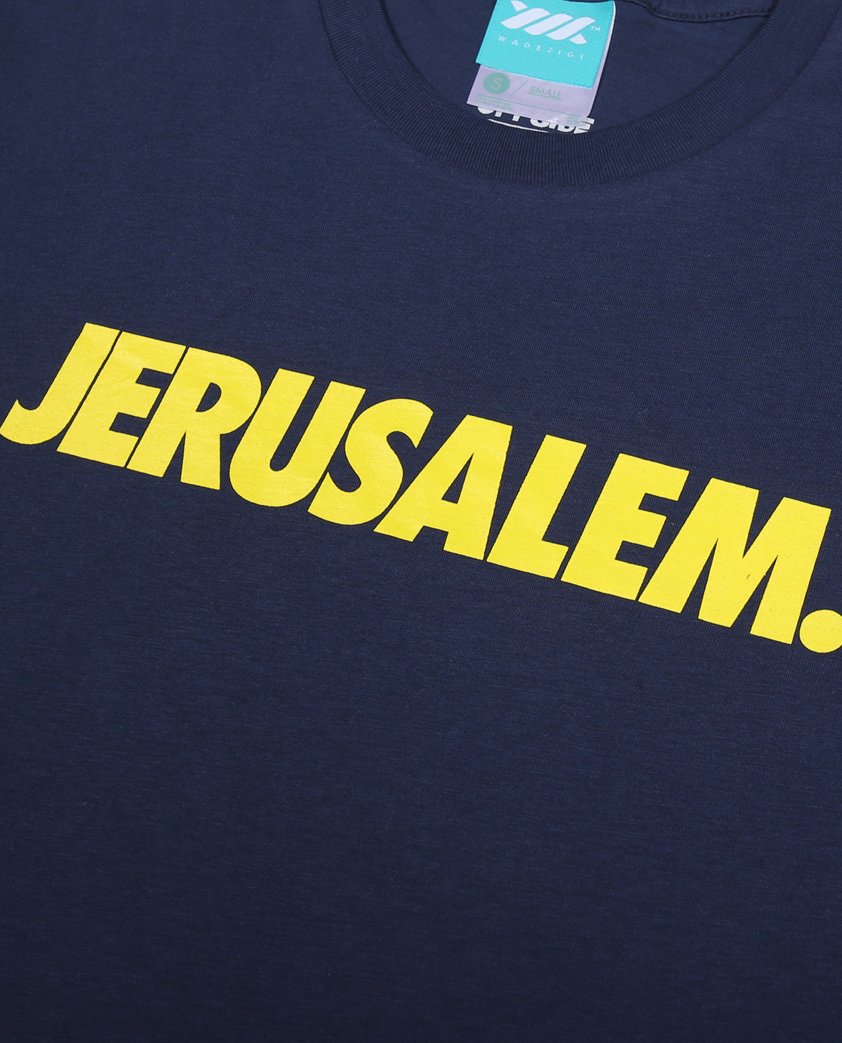 WADEZIG! T-SHIRT - JERUSALEM NAVY