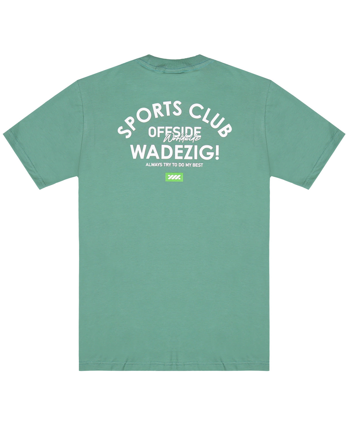 WADEZIG! T-SHIRT - SPORTY STONE GREEN