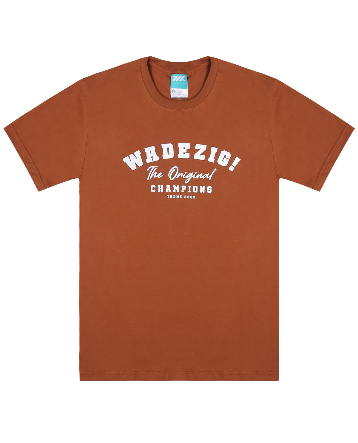 WADEZIG! T-SHIRT - THE CHAMP CINNAMON