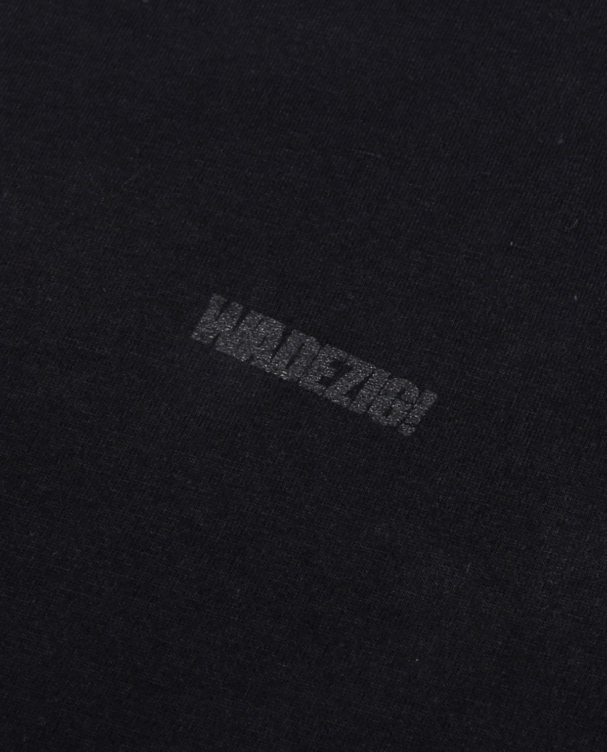 WADEZIG! T-SHIRT - STIPLING LONGSLEEVE BLACK