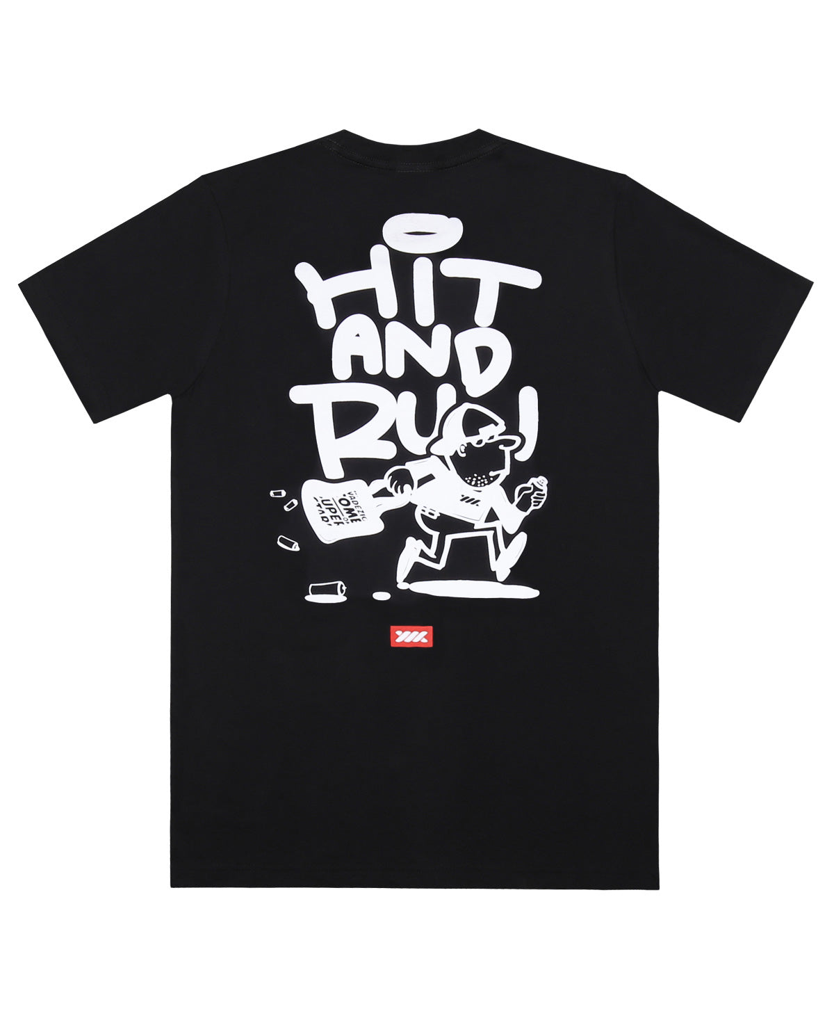 WADEZIG! T-SHIRT - HIT N RUN BLACK
