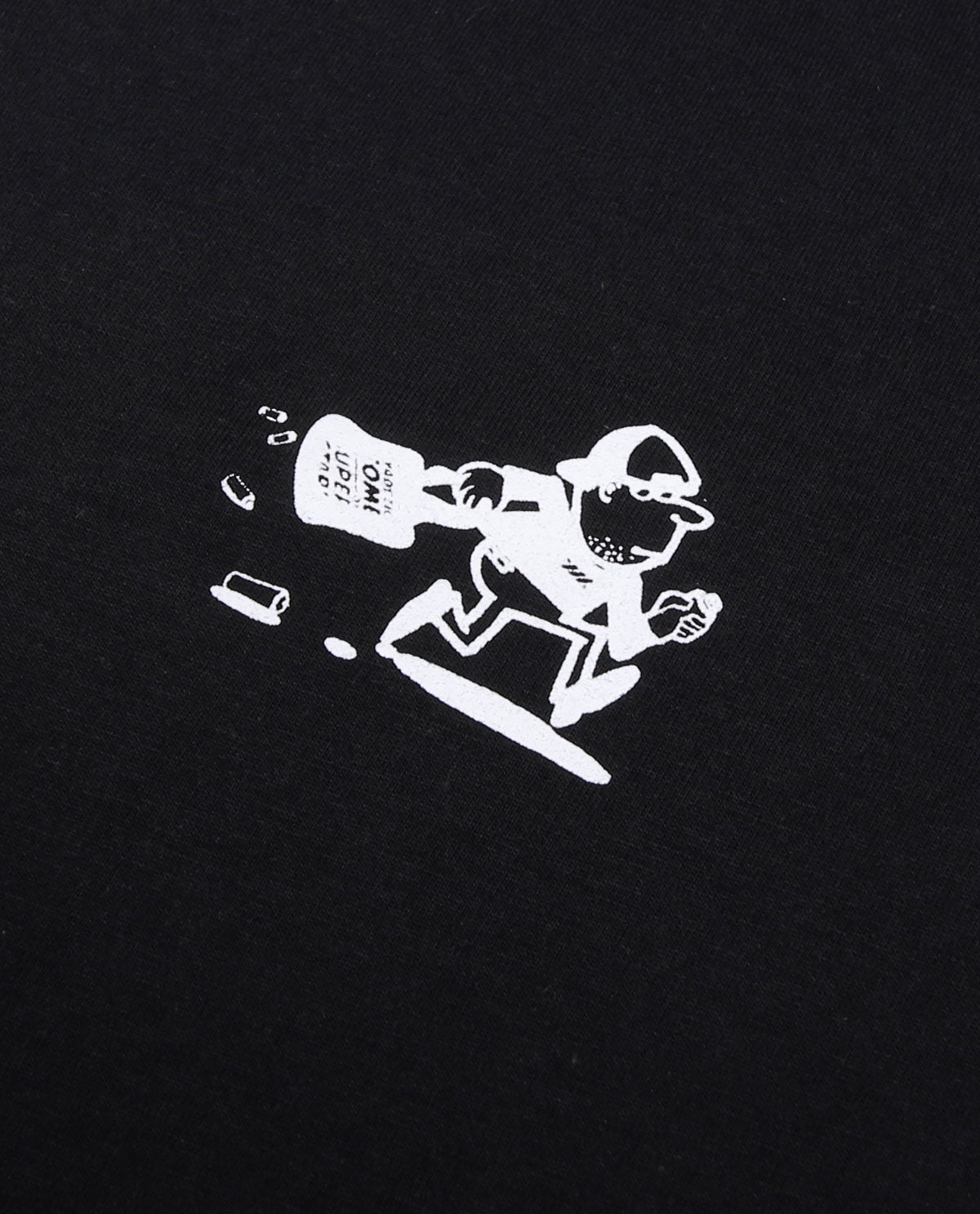 WADEZIG! T-SHIRT - HIT N RUN BLACK