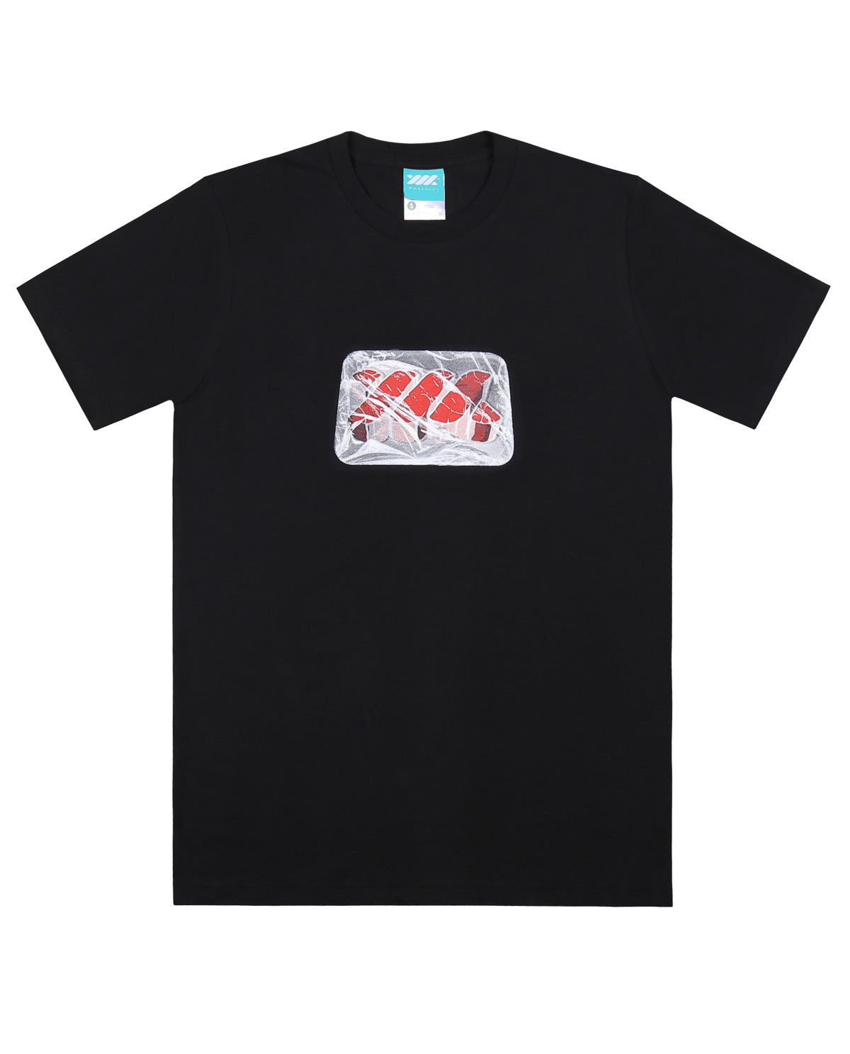 WADEZIG! T-SHIRT - MEAT TWISTY BLACK