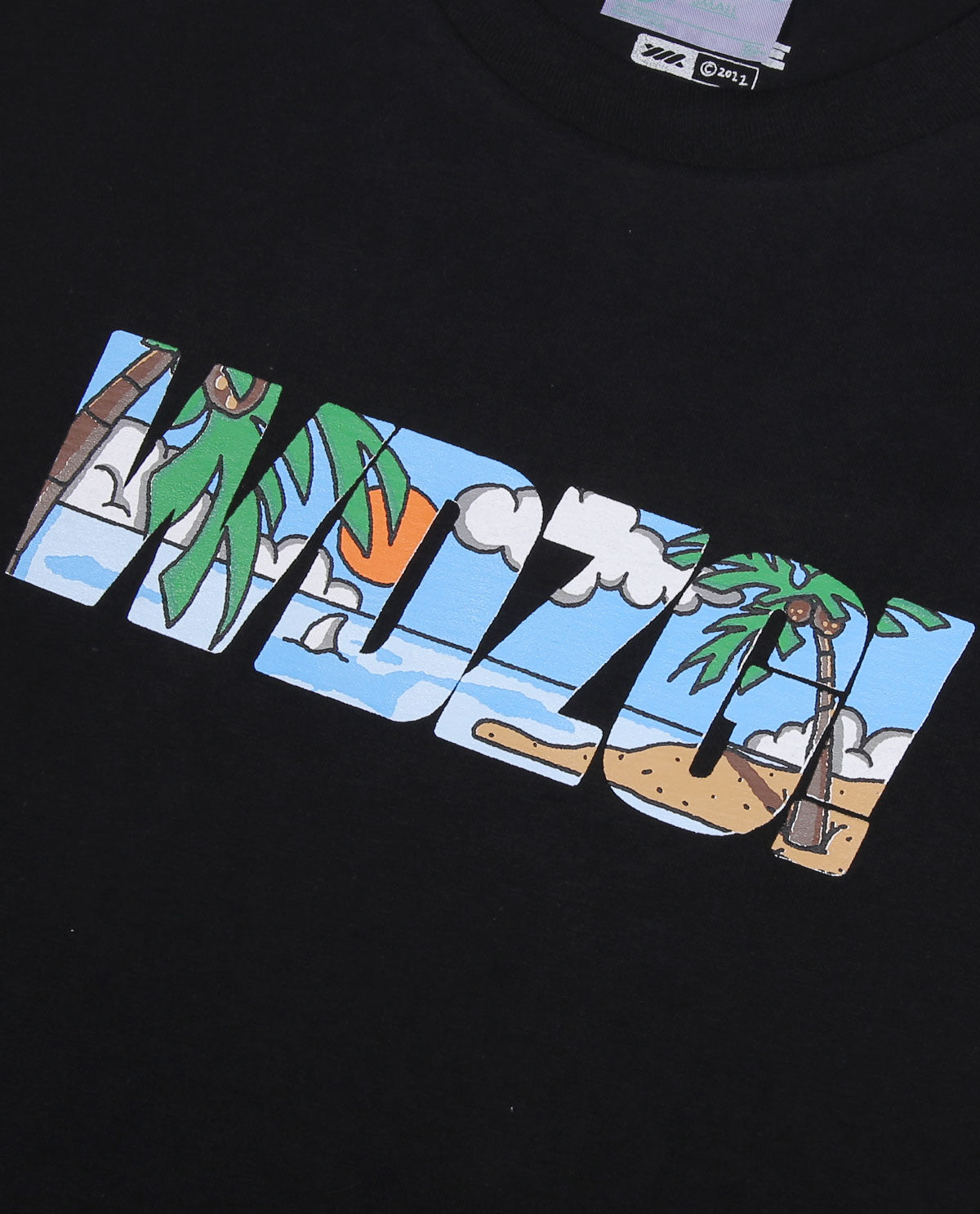 WADEZIG! T-SHIRT - VACATION SIMPLY BLACK