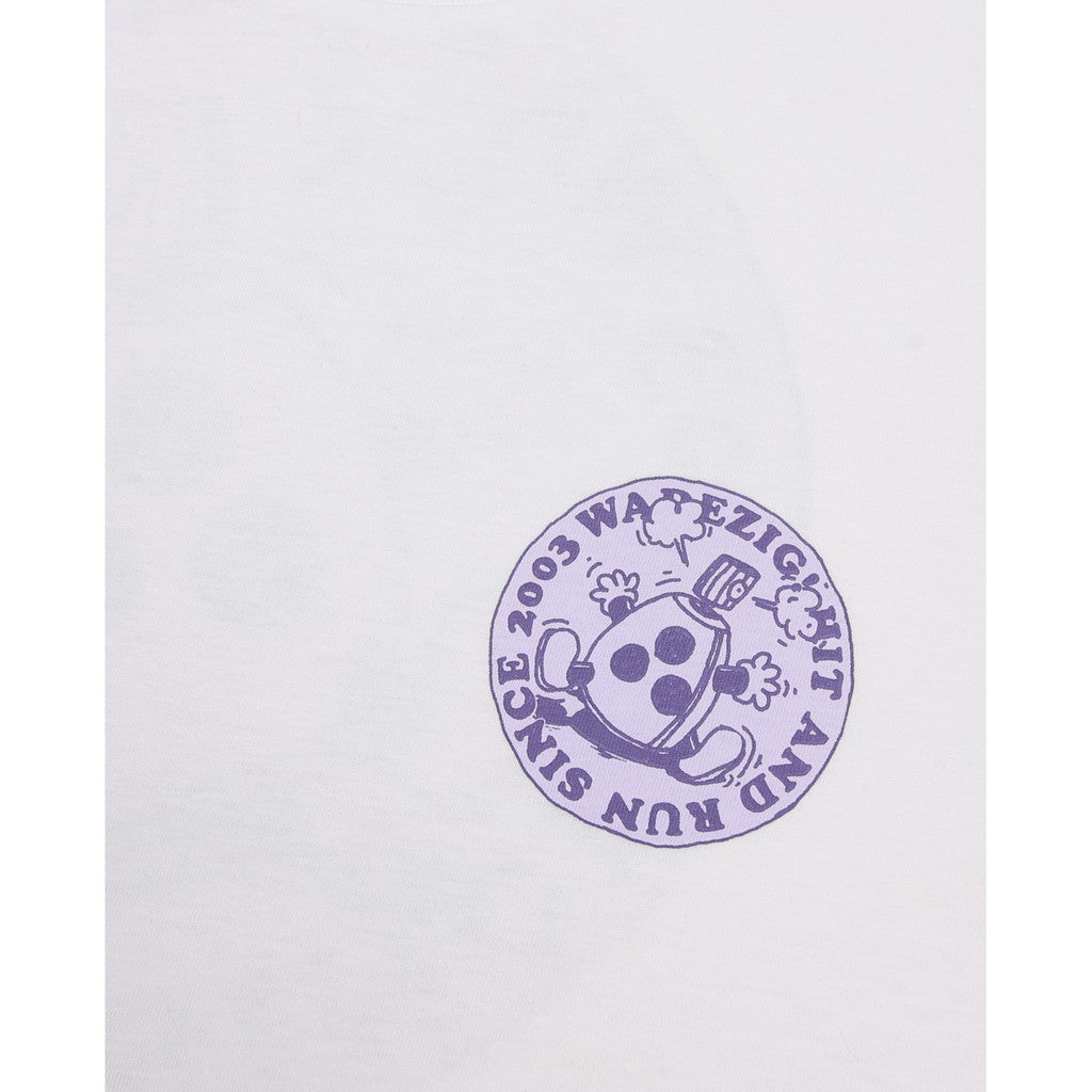 WADEZIG! T-SHIRT - HIT N RUN WHITE