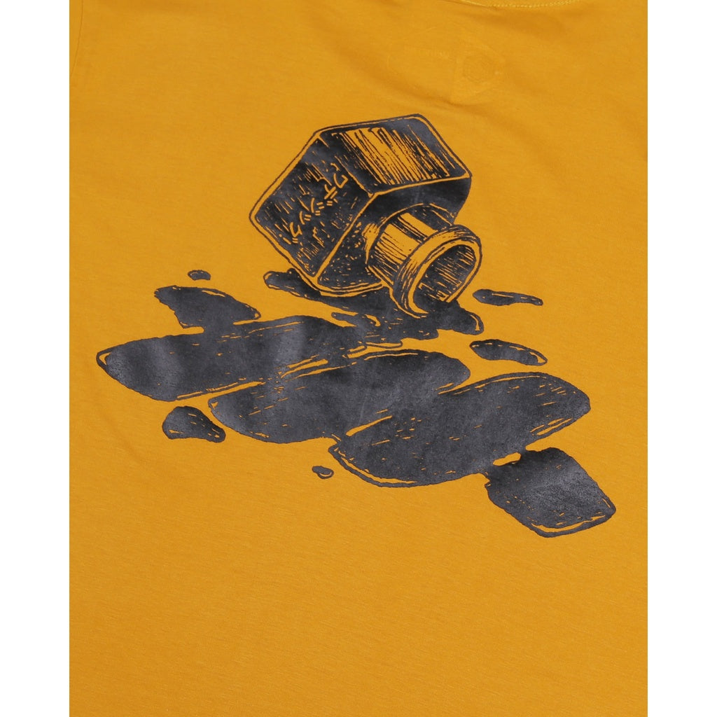 WADEZIG! T-SHIRT - SPLITTER YELLOW