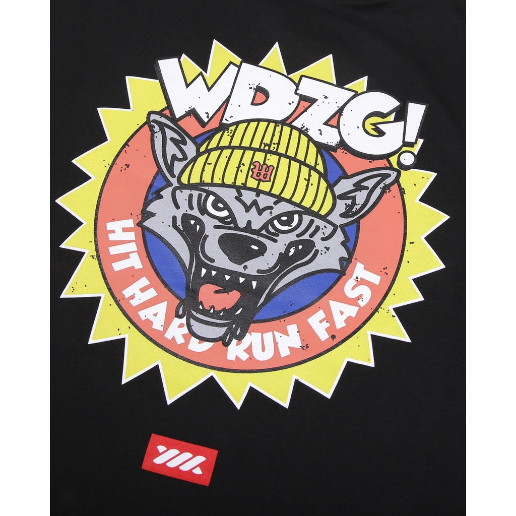 WADEZIG! T-SHIRT - HIT HARD BLACK