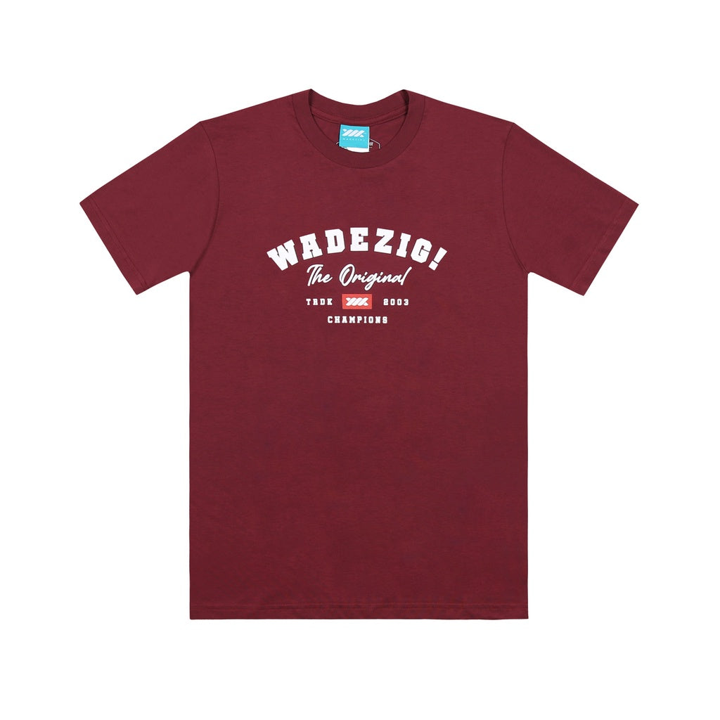 WADEZIG! T-SHIRT - WADEZIG! CHAMPION MAROON