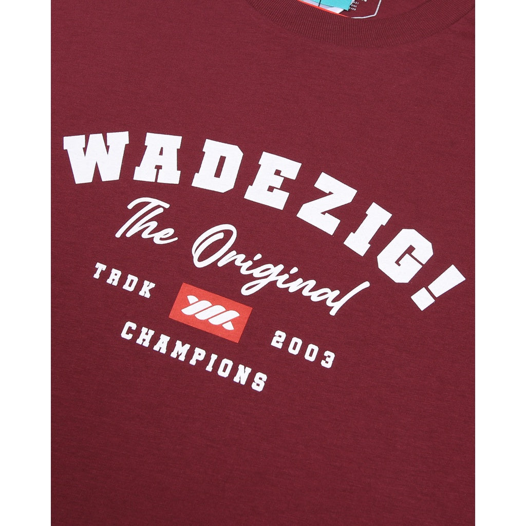 WADEZIG! T-SHIRT - WADEZIG! CHAMPION MAROON