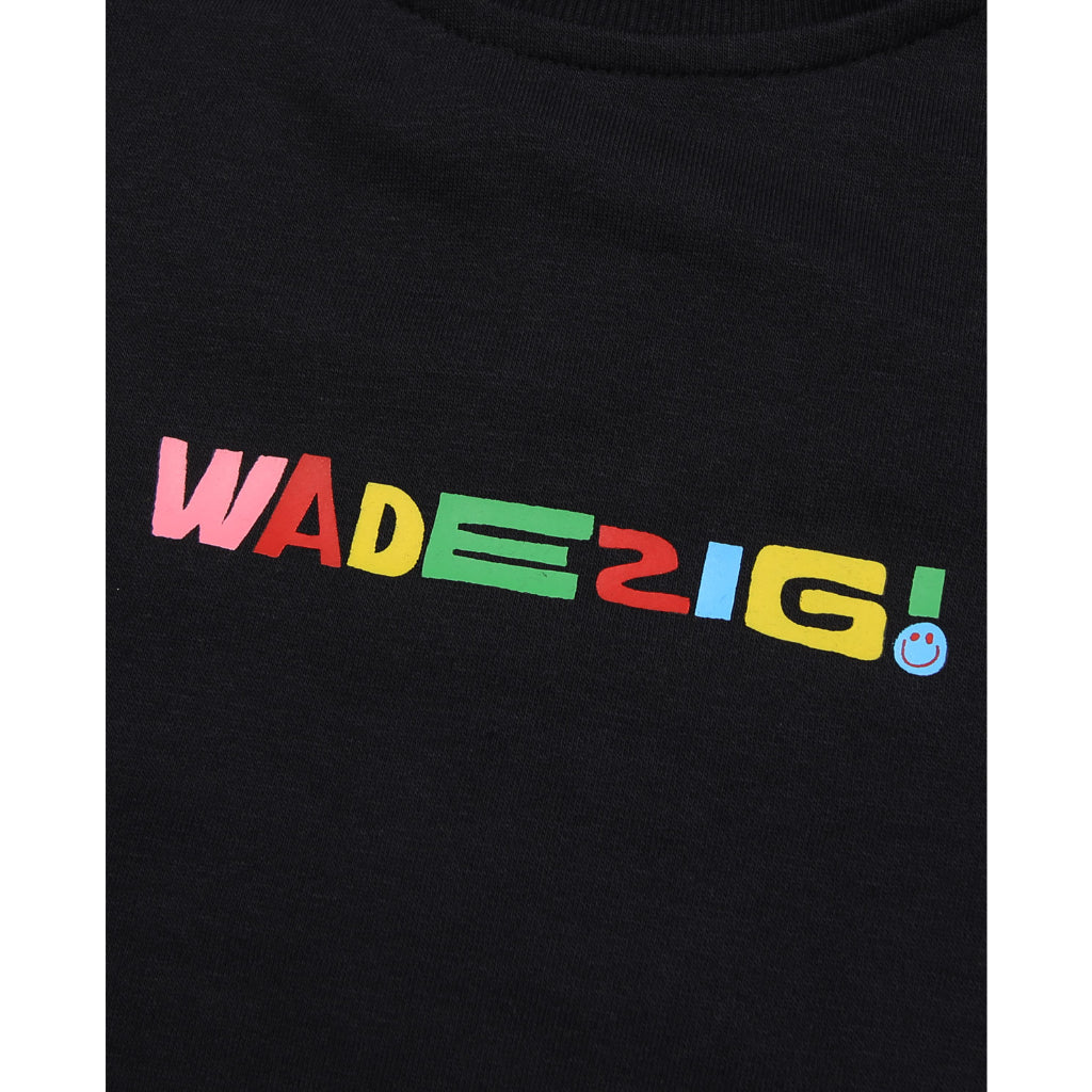 WADEZIG! SWEATER - MIRROR CNECK BLACK