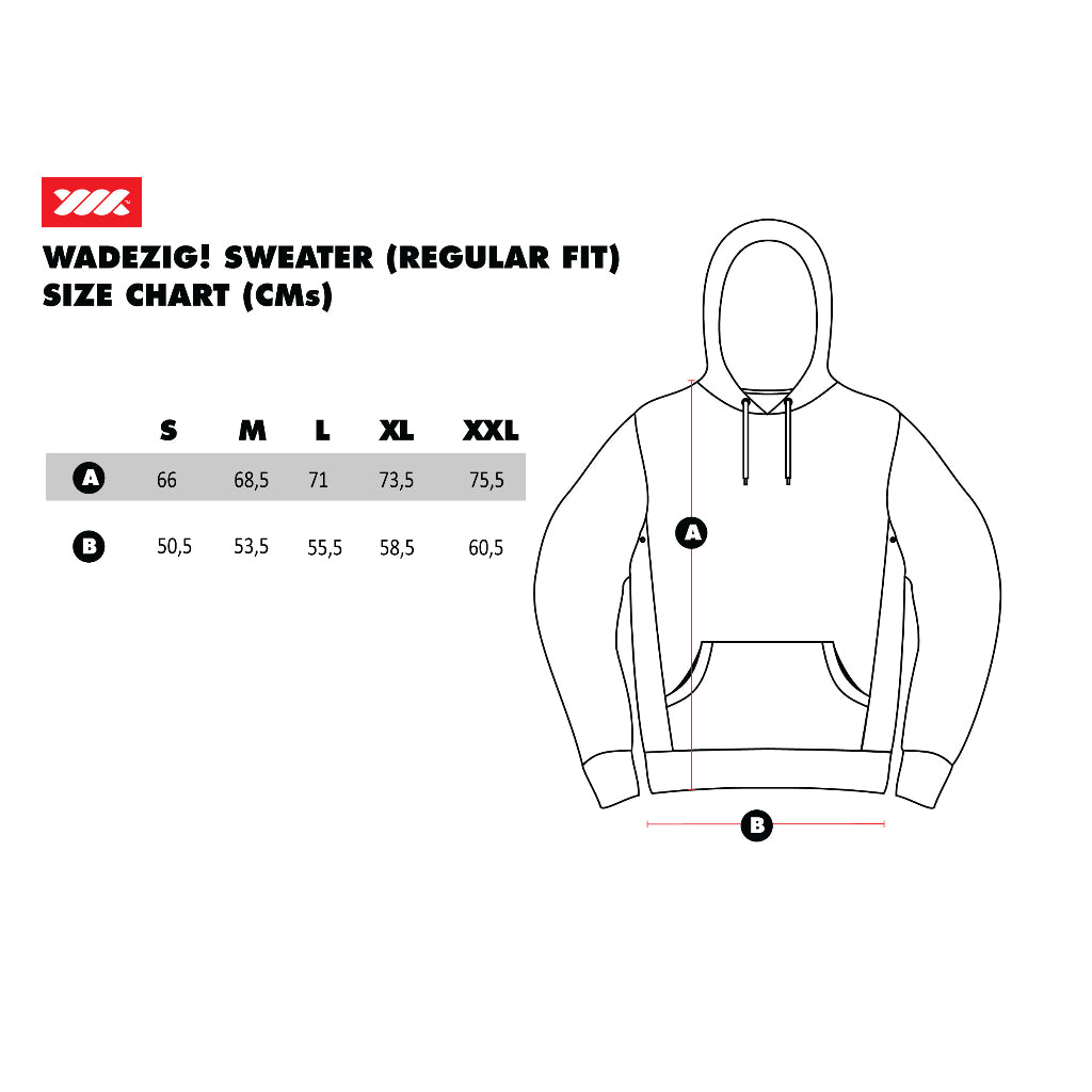 WADEZIG! SWEATER - JERUSALEM HOODIE BROWN