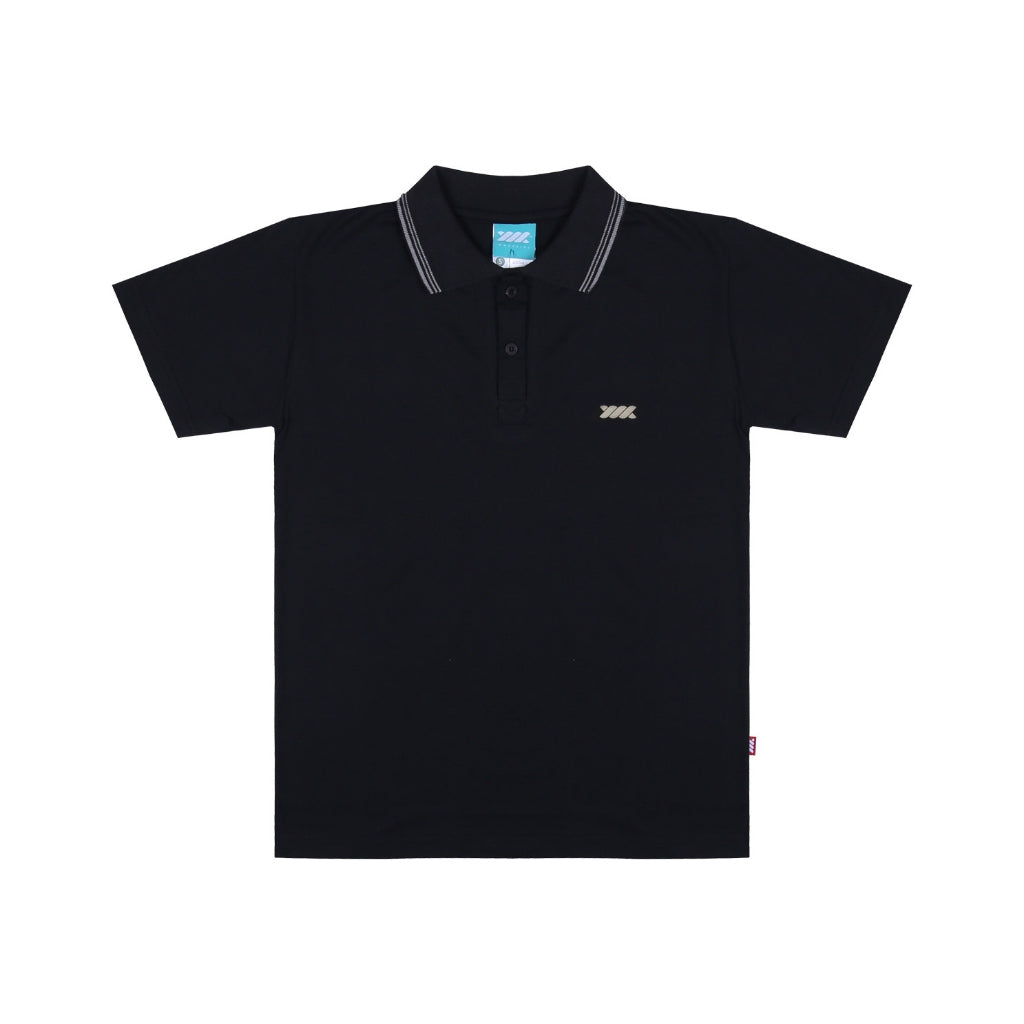 WADEZIG! POLOSHIRT - ROUM POLO BLACK