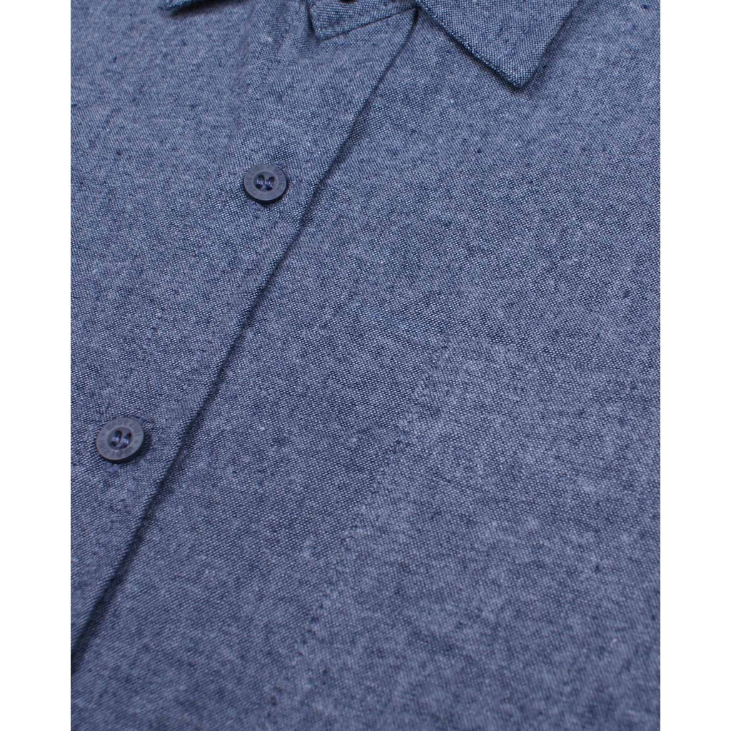 WADEZIG! LONGSLEEVE SHIRT - DAMIAN ASH BLUE SHIRT
