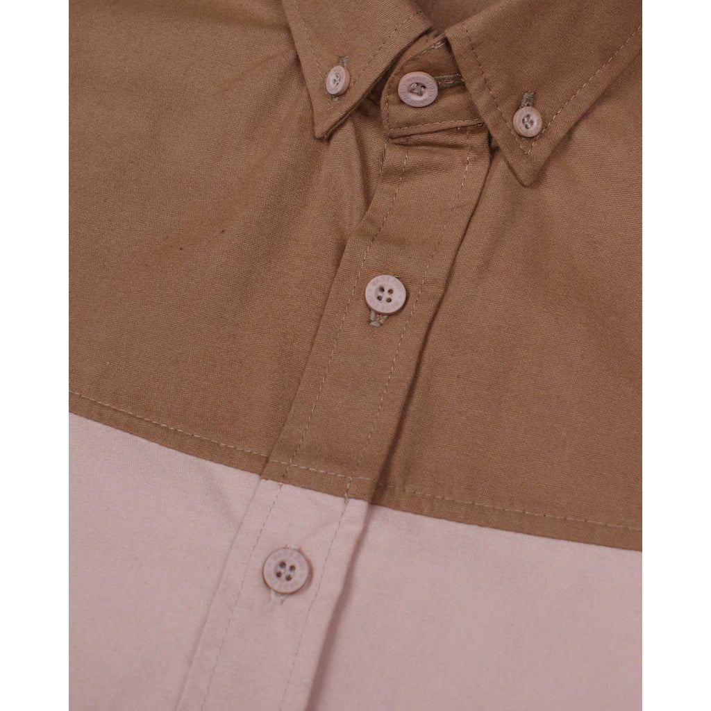 WADEZIG! LONGSLEEVE SHIR - HOLLY TEA BROWN SHIRT