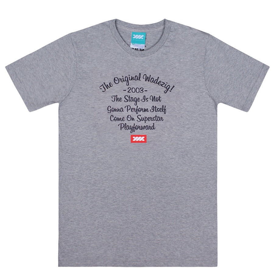 WADEZIG! T-SHIRT - ICONO MISTY MISTYGREY
