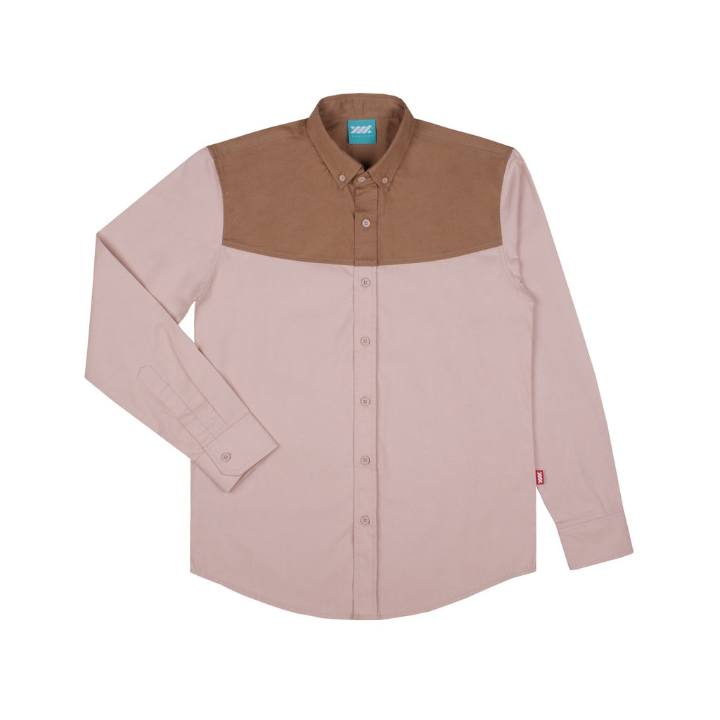 WADEZIG! LONGSLEEVE SHIR - HOLLY TEA BROWN SHIRT