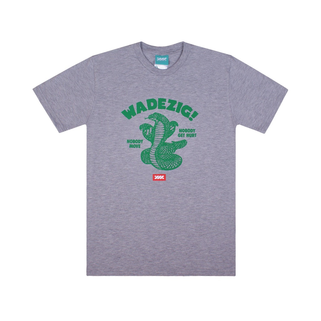 WADEZIG! T-SHIRT - NO BODY TEE MISTY GREY