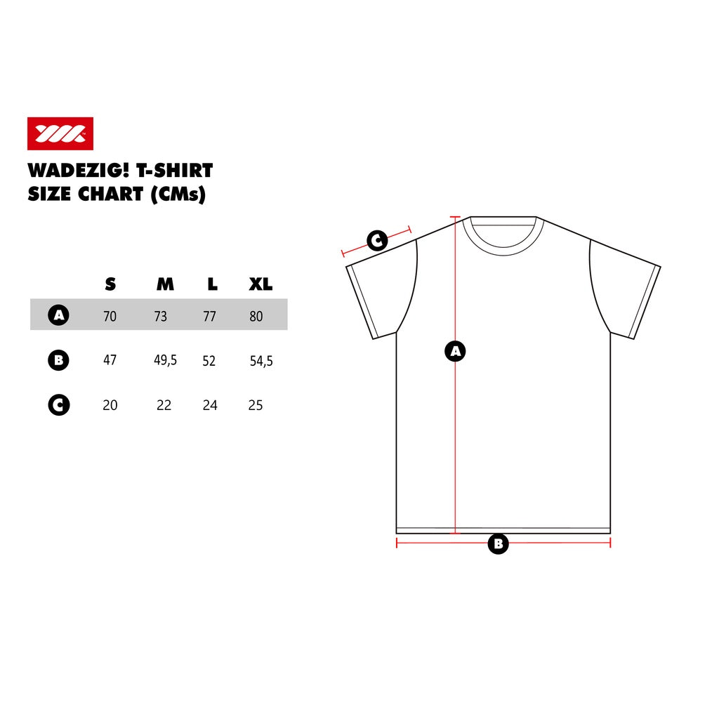 WADEZIG! T-SHIRT - ICONO MISTY MISTYGREY