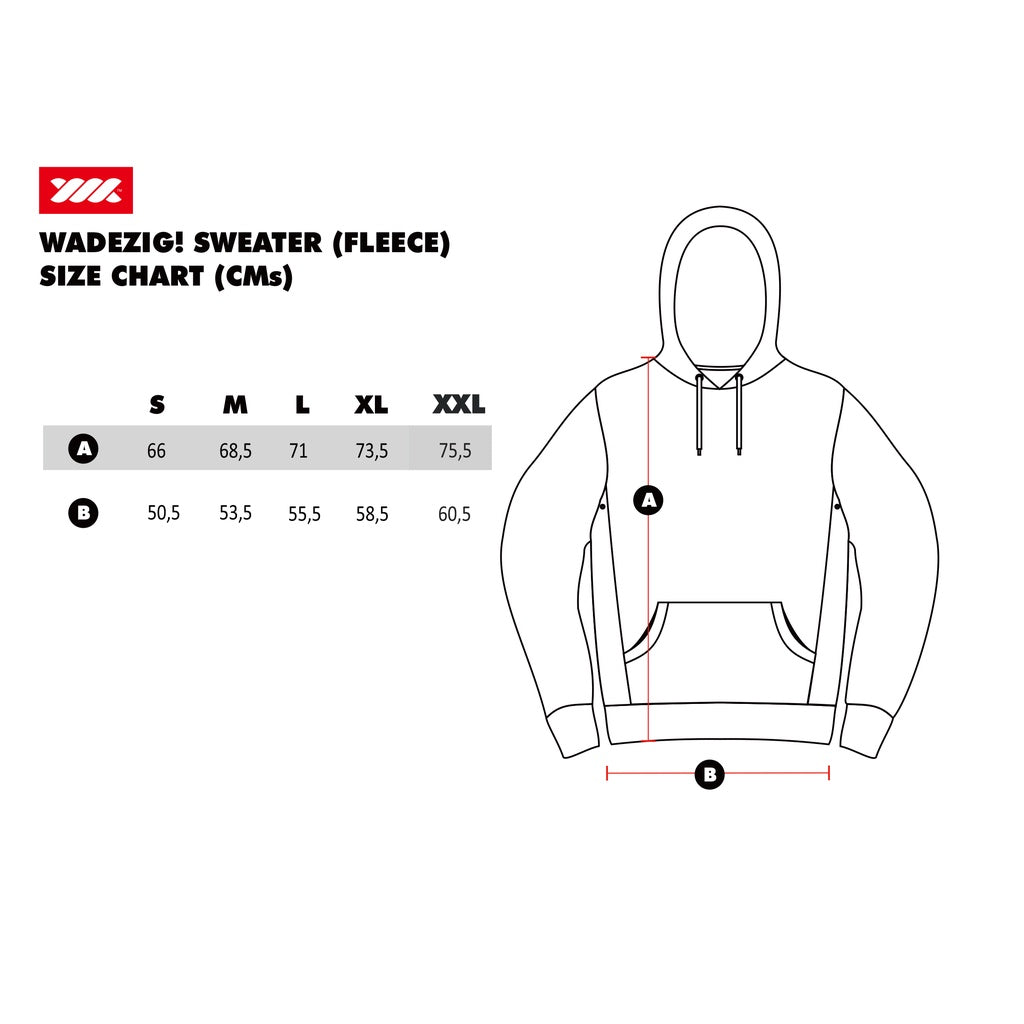 WADEZIG! SWEATER - JERUSALEM HOODIE CHARCOAL