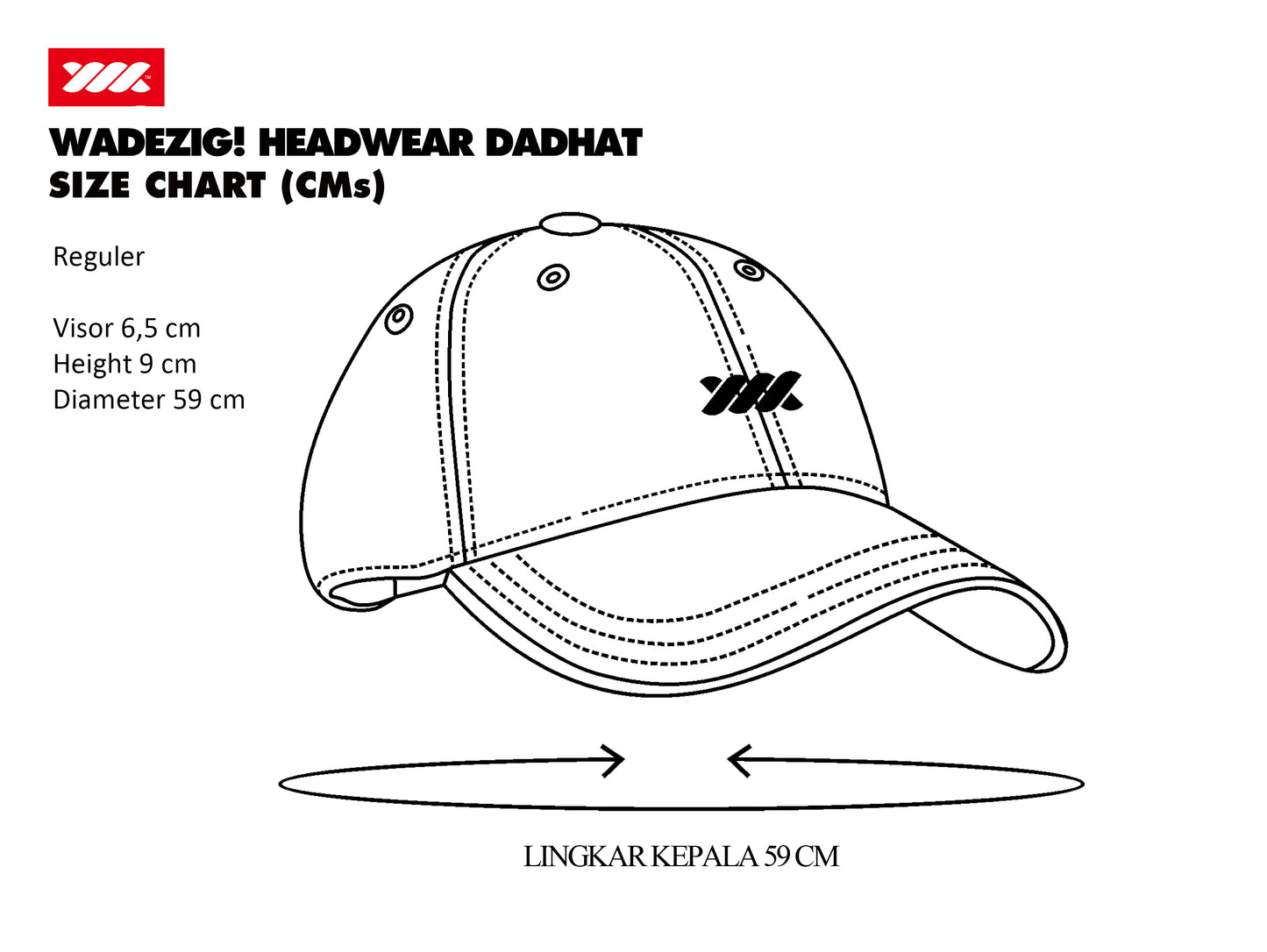 WADEZIG! HEADWEAR - BARRIER DADHAT BLACK