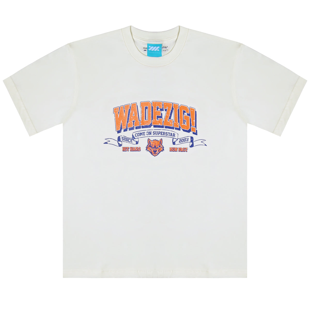 WADEZIG! T-SHIRT - HHRF BROKEN WHITE