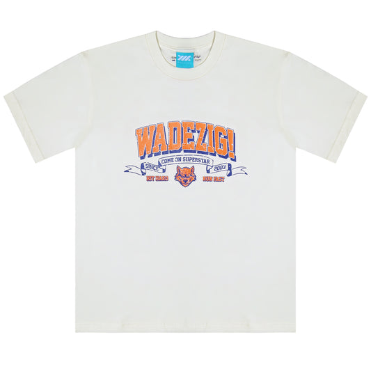 WADEZIG! T-SHIRT - HHRF BROKEN WHITE