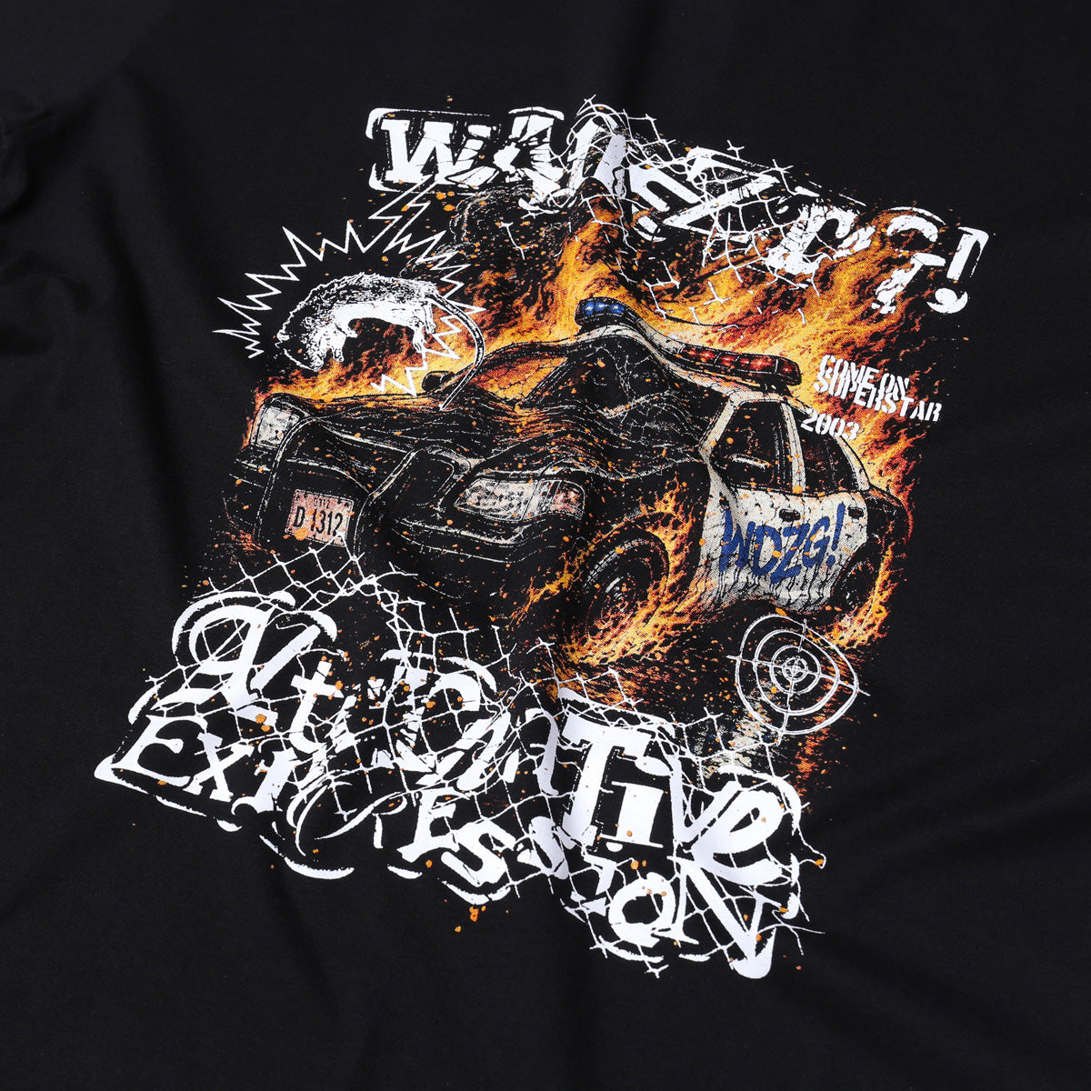 WADEZIG! T-SHIRT - RAT SHIT BLACK