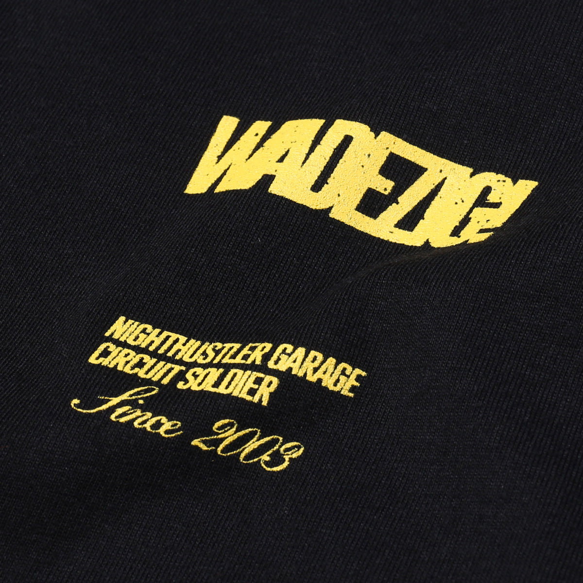 WADEZIG! T-SHIRT - CIRCUIT SOLDIER BLACK