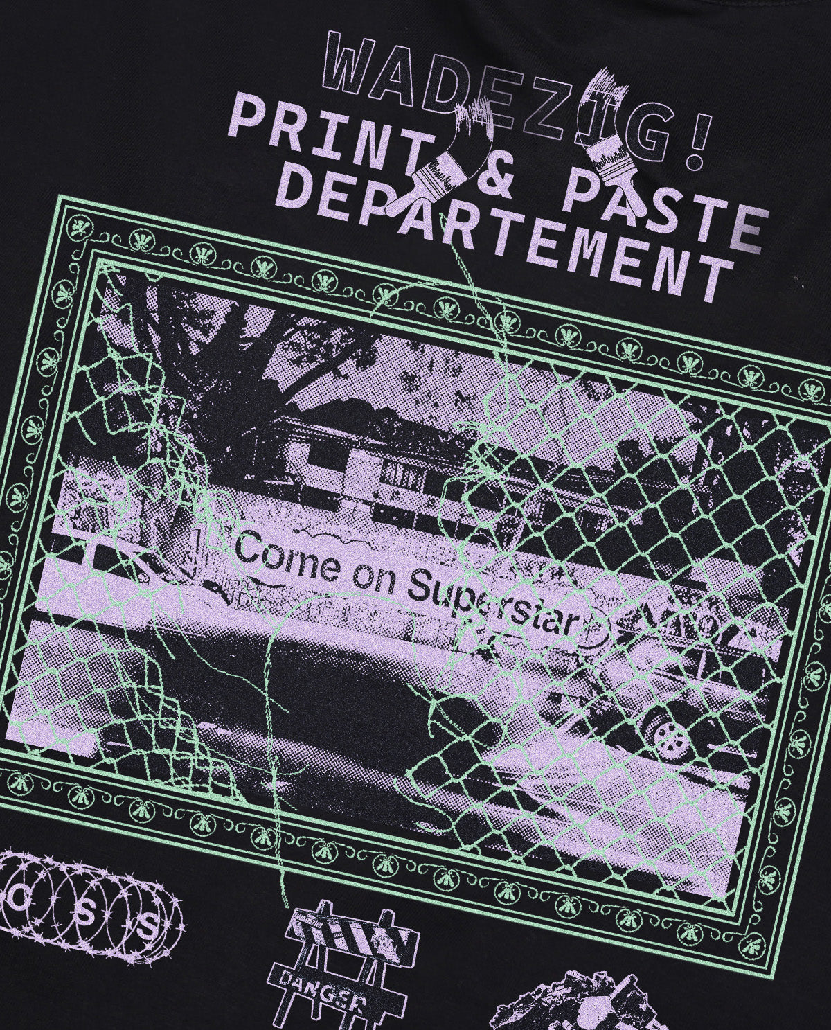 WADEZIG! T-SHIRT - PRINT/PASTE DEPT