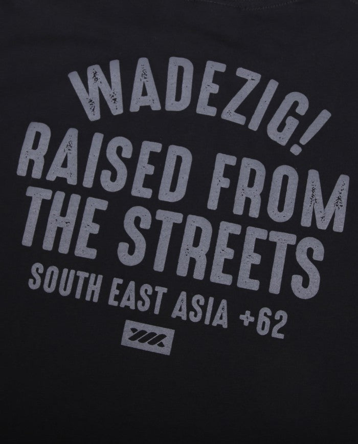 WADEZIG! T-SHIRT - RAISED BLACK TEES